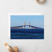 Carte De Correspondance Pont Sunshine Skyway (Devant/Arrière en situation)