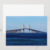 Carte De Correspondance Pont Sunshine Skyway (Devant / Derrière)