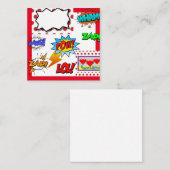 Carte De Correspondance Pop Art, Comédie, (Devant / Derrière)