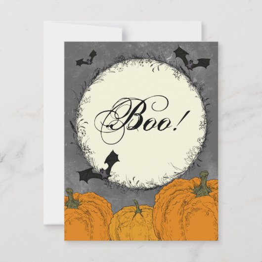 Carte De Correspondance Pop Halloween par le client (Devant)