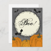 Carte De Correspondance Pop Halloween par le client (Devant / Derrière)