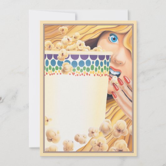 Carte De Correspondance Popcorn © (Devant)