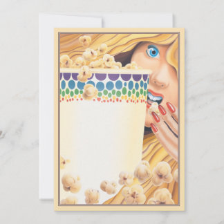 Carte De Correspondance Popcorn ©