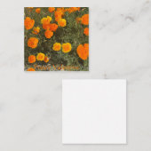 Carte De Correspondance Poppy Valentine (Devant / Derrière)