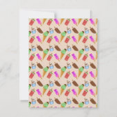 Carte De Correspondance Popsicles sur mesure  (Dos)