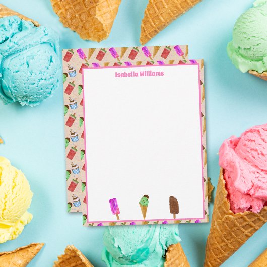 Carte De Correspondance Popsicles sur mesure 