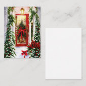 Carte De Correspondance Porte d'entrée de Noël mini (Devant / Derrière)