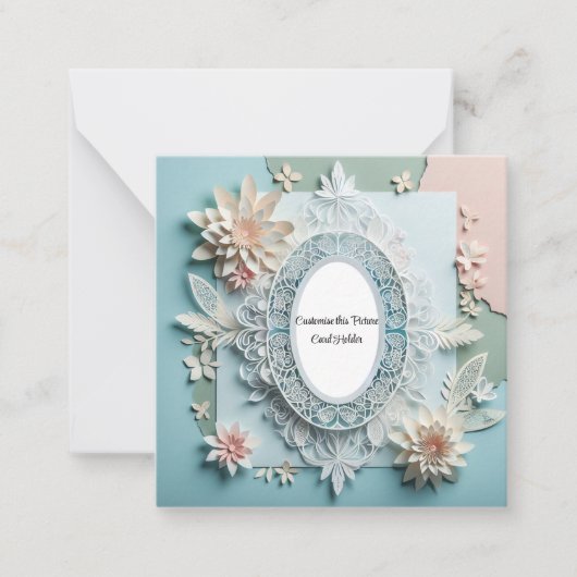 Carte De Correspondance Porteur d'image personnalisé (Devant)