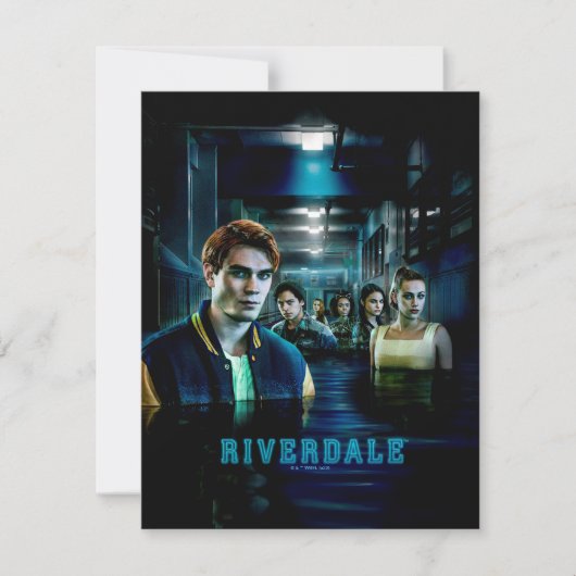 Carte De Correspondance Poster de l'allée inondable de Riverdale (Devant)
