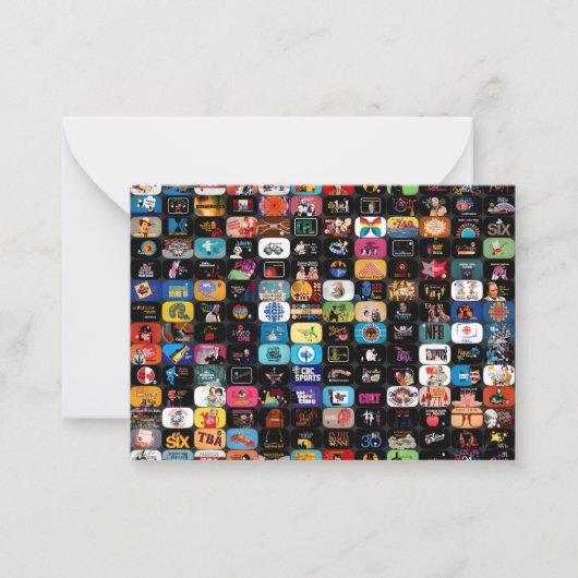 Carte De Correspondance Poster de logos et de graphismes CBC (Devant)