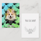 Carte De Correspondance Pot de chien personnalisées (Devant / Derrière)