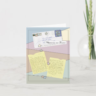 Carte de correspondance pour amis