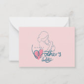 Carte De Correspondance Pour ma mère Extraordinaire (Devant)