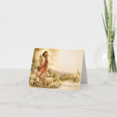 Carte de correspondance pour prêtre Bon Pasteur (Devant)