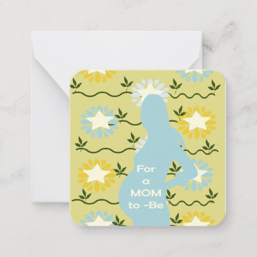 Carte De Correspondance Pour une future maman (Devant)