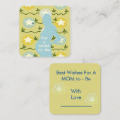 Carte De Correspondance Pour une future maman (Devant / Derrière)