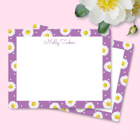 Préparatifs Daisies Aquarelle Florale Lavande & Ja
