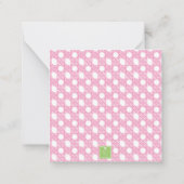 Carte De Correspondance Preppy Palm Beach Monogram Crest (Dos)