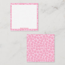 Preppy personnalisé rose mignon