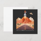 Carte De Correspondance Prêt à aller sur Mars (Devant / Derrière)