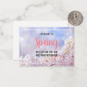 Carte De Correspondance Prêt à passer à l'action marketing (Devant/Arrière en situation)