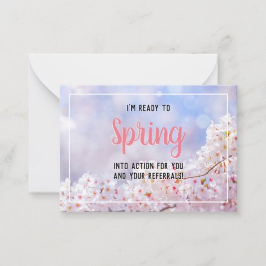 Carte De Correspondance Prêt à passer à l'action marketing (Devant)