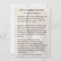 Prière catholique Fiançailles St. Padre Pio