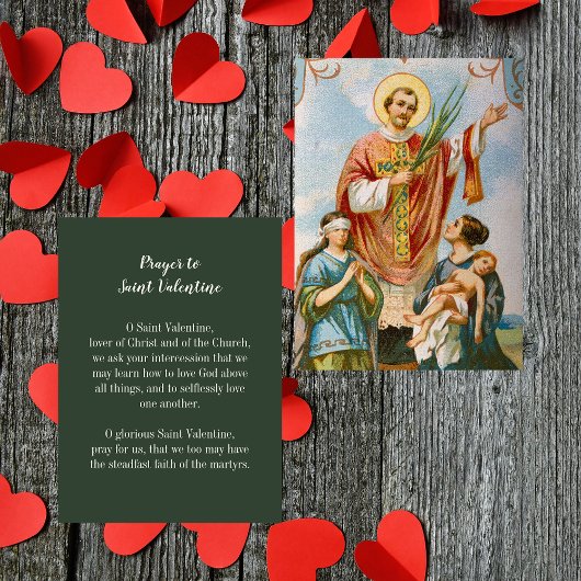 Carte De Correspondance Prière de la Saint-Valentin