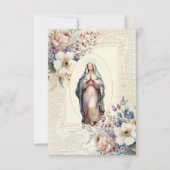 Carte De Correspondance Prière funéraire de la Vierge espagnole (Devant)