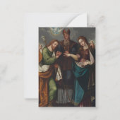 Carte De Correspondance Prière religieuse catholique Mariage (Devant)