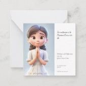 Carte De Correspondance Primera Comunión (Devant)