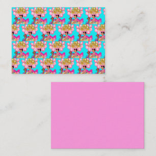 Carte De Correspondance Princesse en rose