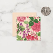 Carte De Correspondance printemps (Devant/Arrière en situation)