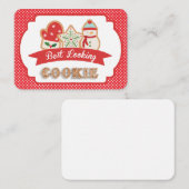 Carte De Correspondance Prix du plus beau biscuit (Devant / Derrière)