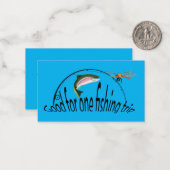 Carte De Correspondance Prix d'un voyage de pêche (Devant/Arrière en situation)