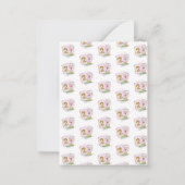 Carte De Correspondance Professeur de CE1 / Cahier & Café (Dos)