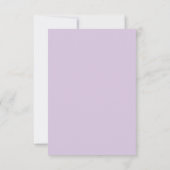 Carte De Correspondance Professionnel Classique Unique Nom Propre Violet C (Dos)