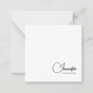 Carte De Correspondance Professionnel élégant moderne minimaliste ajouter