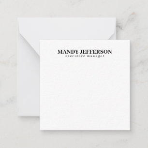 Carte De Correspondance Professionnel élégant moderne minimaliste ajouter