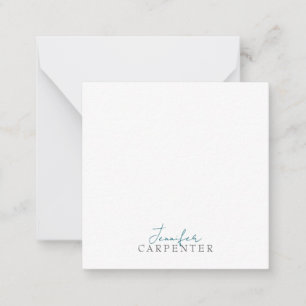 Carte De Correspondance Professionnel élégant moderne minimaliste simple