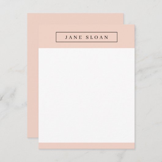 Carte De Correspondance Professionnel moderne (Devant / Derrière)