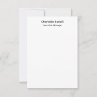 Professionnel moderne minimaliste Plain