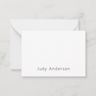Carte De Correspondance Professionnel Simple Moderne Élégant Votre Nom