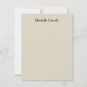 Carte De Correspondance Professionnel Unique Classique Simple (Devant)