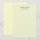 Carte De Correspondance Professionnel Unique Classique Simple (Devant / Derrière)