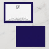 Carte de correspondance professionnelle avec logo (Devant / Derrière)