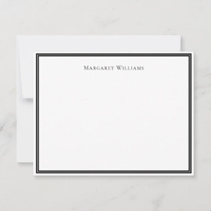 Carte de correspondance professionnelle élégante à