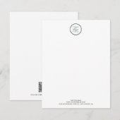 Carte de correspondance professionnelle - Logo, dé (Devant / Derrière)
