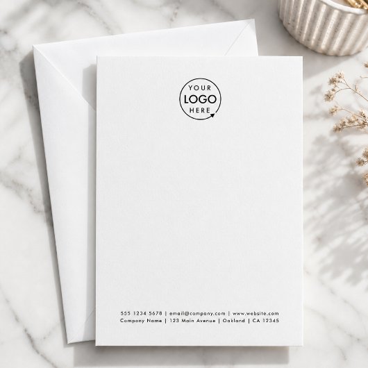 Carte de correspondance professionnelle | Logo ver
