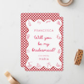 Carte De Correspondance Proposition Chic Timeless Italienne Thème Bridesma (Devant/Arrière en situation)